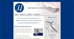 Desktop Screenshot of heanordentalcare.com