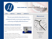 Tablet Screenshot of heanordentalcare.com